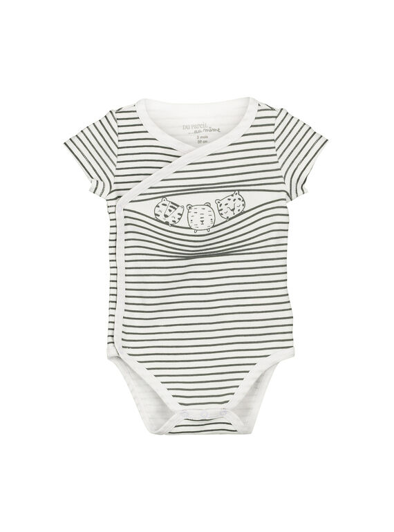 Body de manga corta para bebé unisex FOU2BOD3 / 19SF77J3BOD099
