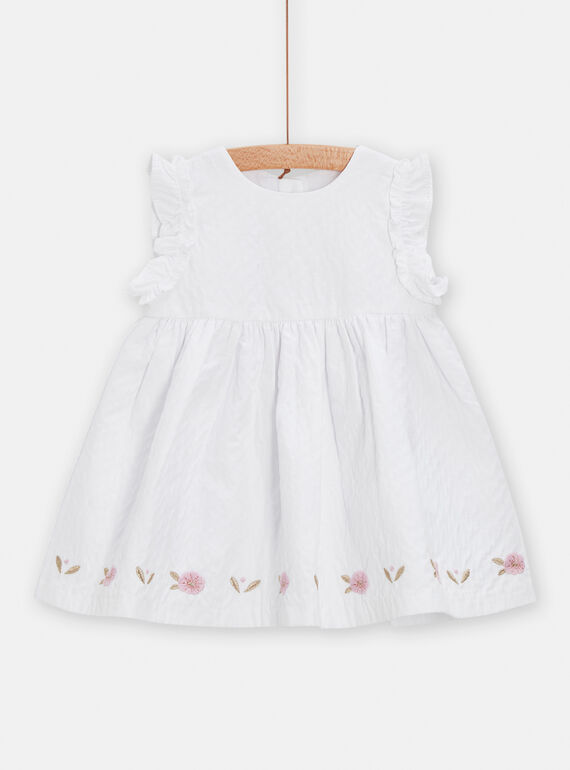 Vestido de ceremonia color crudo para bebé niña TIPOROB2 / 24SG09M2ROB001