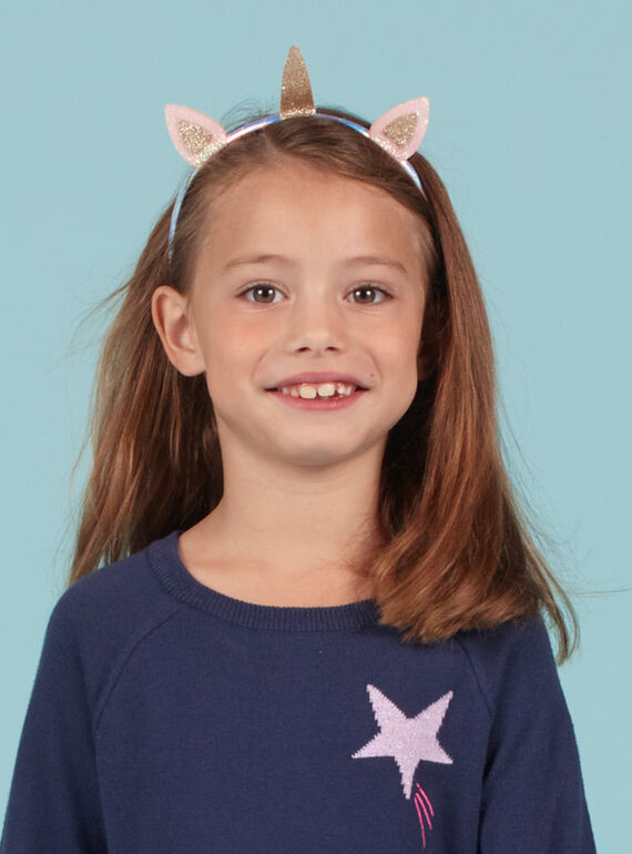 Diadema de unicornio con brillo para niña MYAJOSERR3 / 21WI01S3TETP275