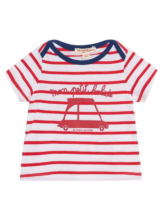 Camiseta de manga corta de color rojo JUJOTI3 / 20SG10T1TMCF524