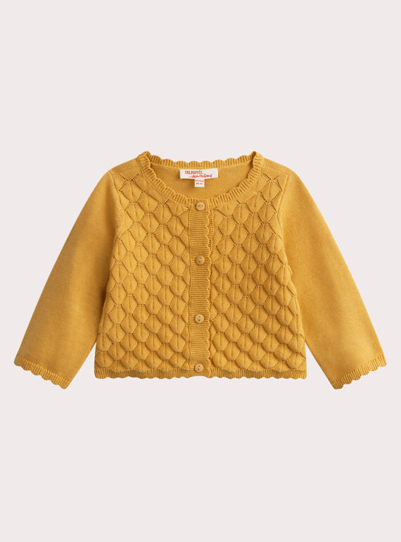 Yellow CARDIGAN WIPRICAR2 / 25SG09S1CARB102