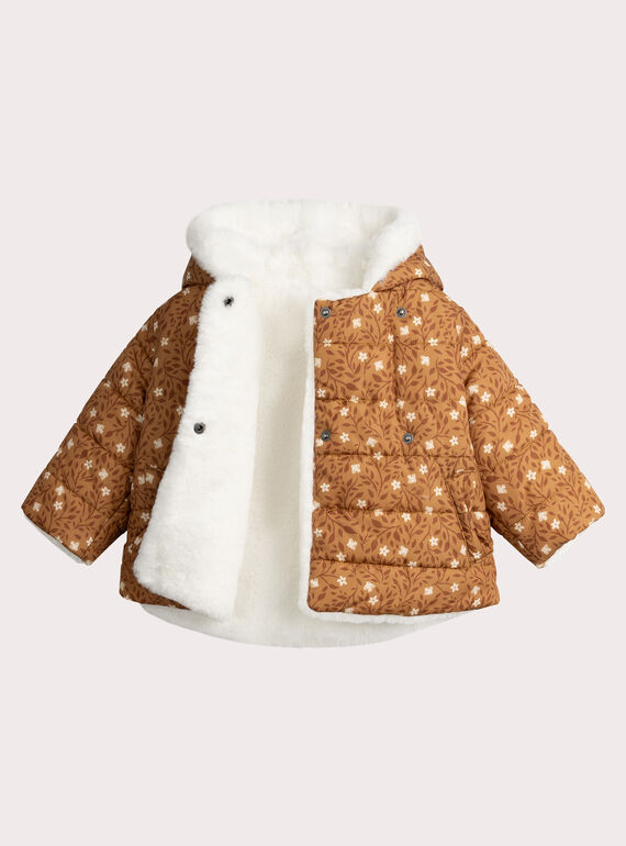 Chaqueta reversible con capucha para bebé niña  VIREDOU / 24WG09E1D3E801