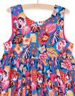 Vestido azul y rosa reversible RAJUNROB2 / 23S901U2ROBC209