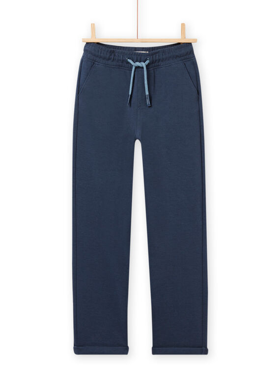 Pantalón milano elástico azul marino para niño NOMOPAN / 22S902N1PAN622