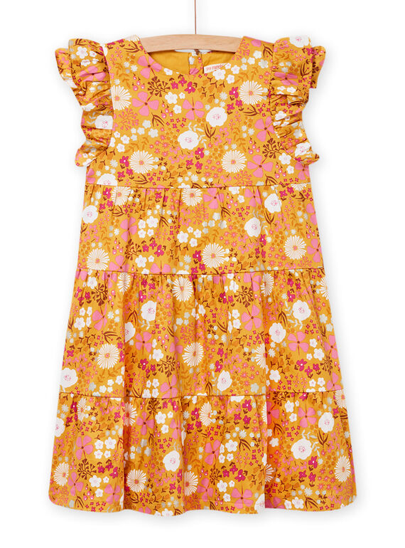 Vestido amarillo maíz, para niña NABAROB2 / 22S90111ROBB107