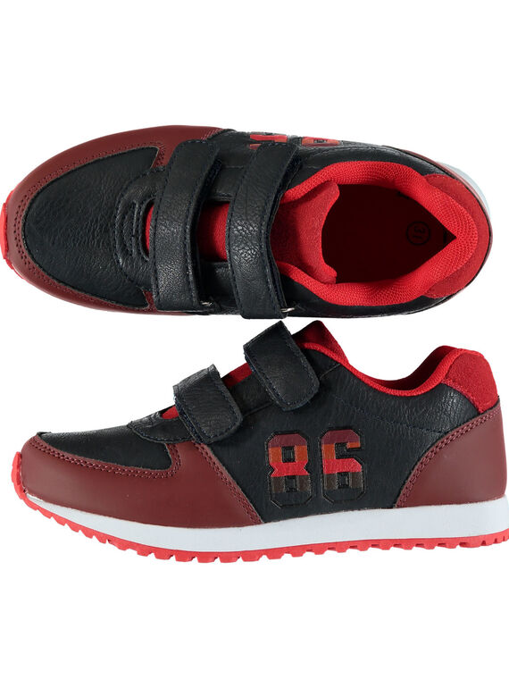 Zapatillas de color azul marino para niño GGBASDPAM / 19WK36I4D3F070