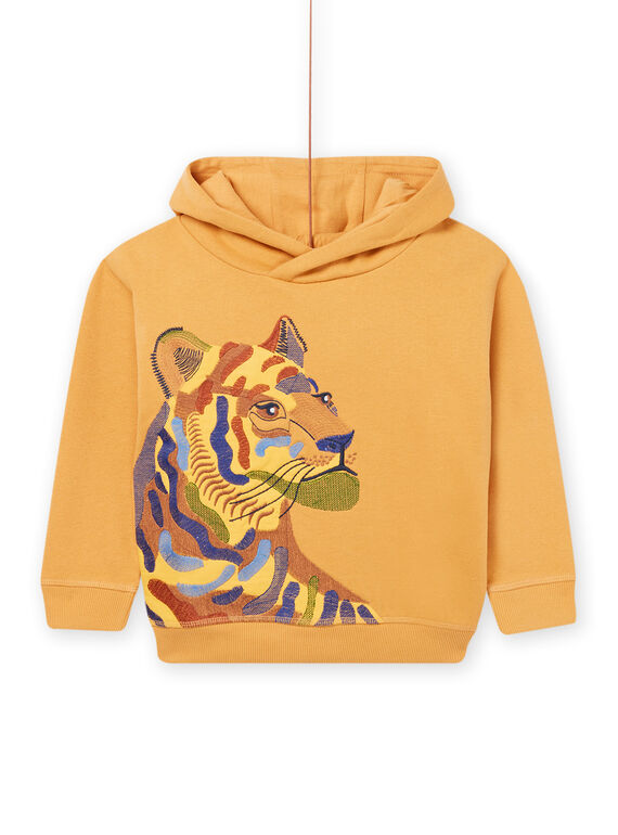 Sudadera con capucha y estampado de tigre. POMOSWE / 22W902N1SWEB106