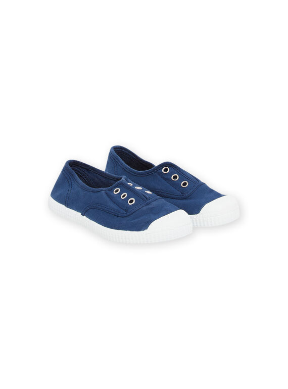 Tenis de tela azul marino para niño NOTOILCIEMA / 22KK3696D16070