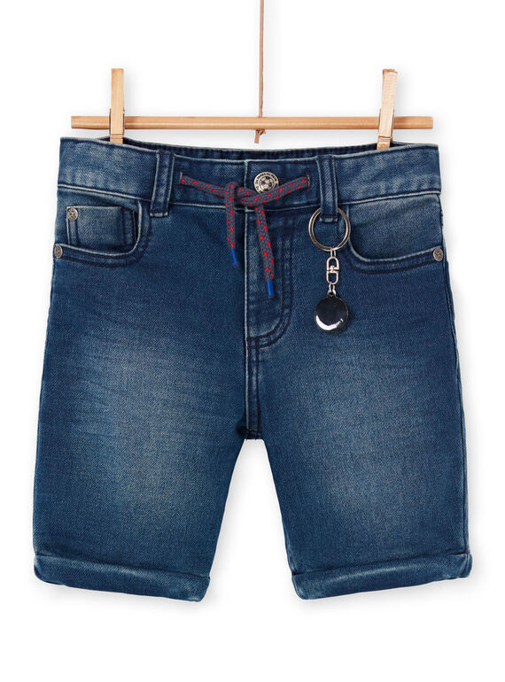 Bermudas vaqueras de color azul, para niño LOHABER1 / 21S902X2BERP274