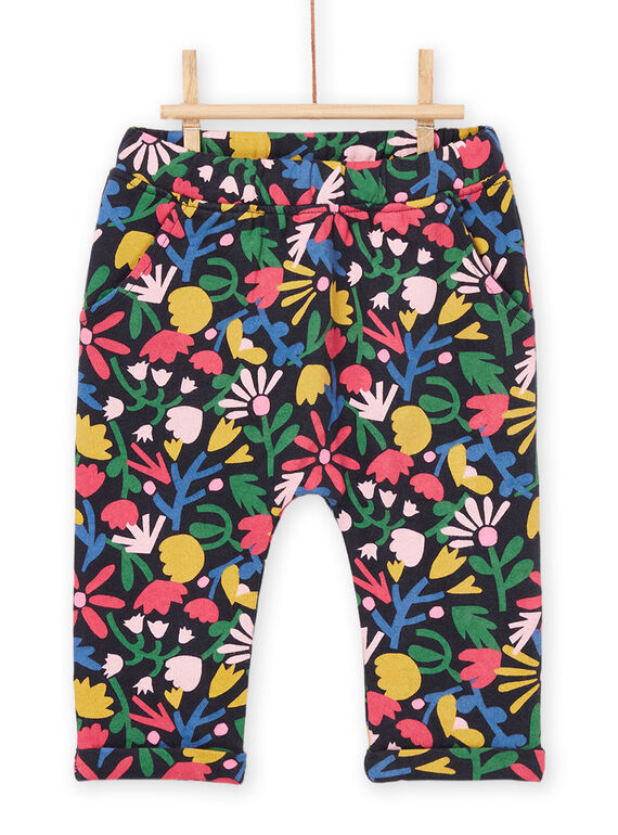 Bajo del pantalón de chándal con estampado de flores PIMUBAJOG / 22WG09R1JGBC243