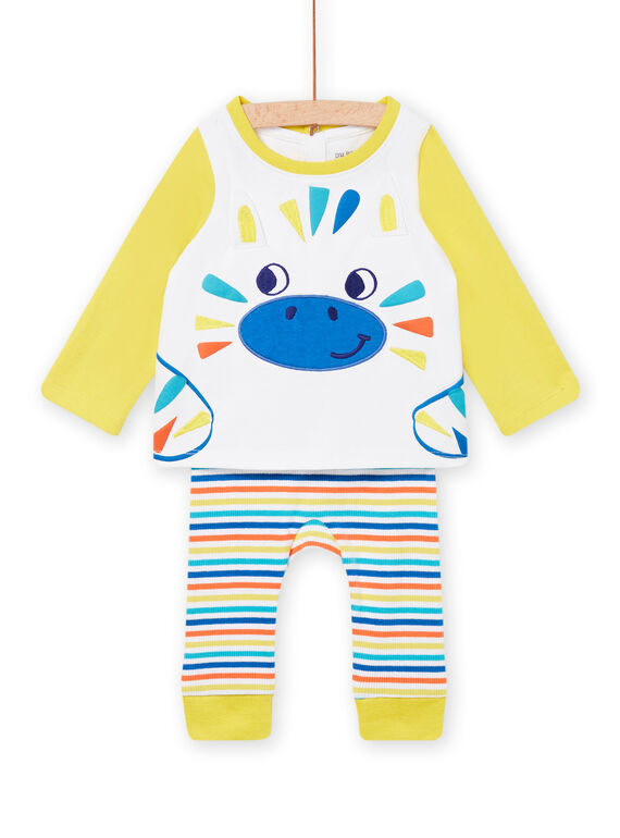 Pijama con estampado de cebra para bebé niño NEGAPYJTET / 22SH14H1PYJ000