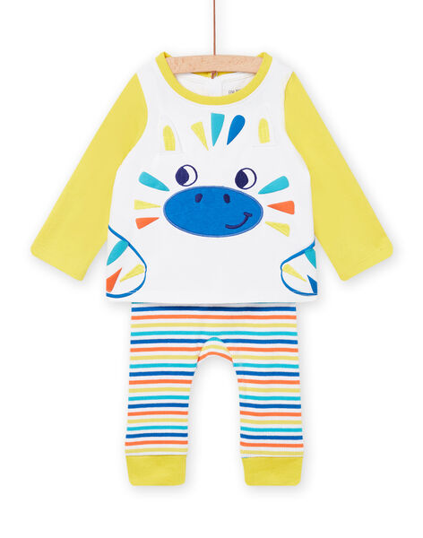 Pijama con estampado de cebra para bebé niño NEGAPYJTET / 22SH14H1PYJ000