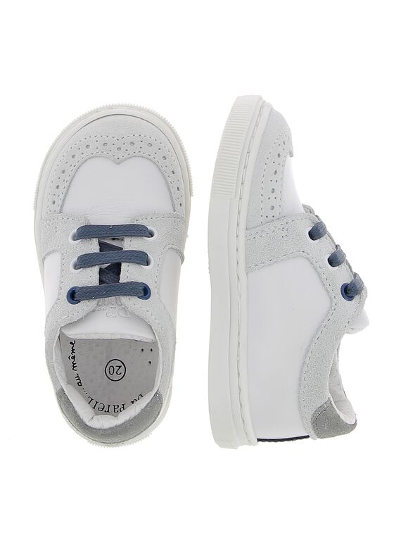 Baby boys' leather Derby shoes CBGDERBY / 18SK38W1D12000