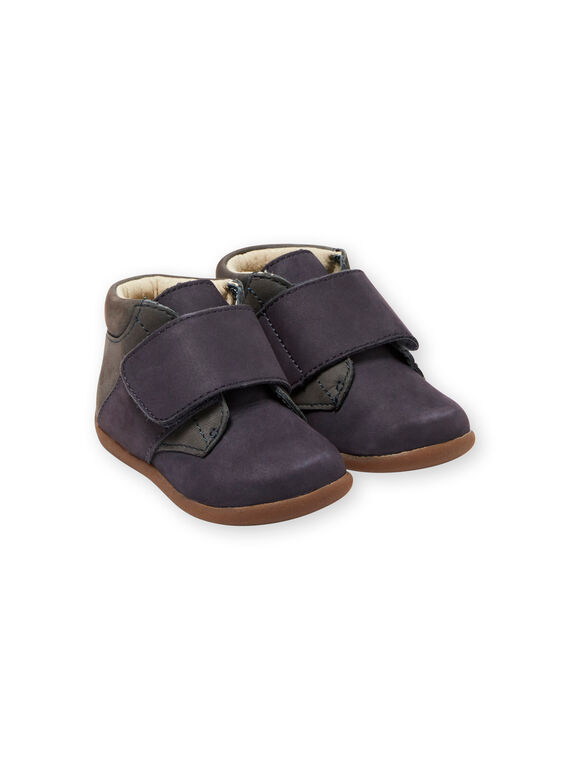 Botines de color azul marino para bebé niño DBGBOTANNE / 18WK38T4D0F070