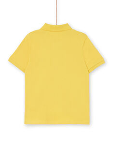 Polo de color amarillo para niño LOJOPOL5 / 21S90243POL102