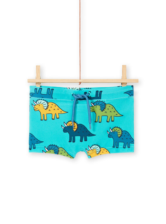 Bañador de color turquesa para niño LYOMERSHODIN / 21SI02DAMAIC215