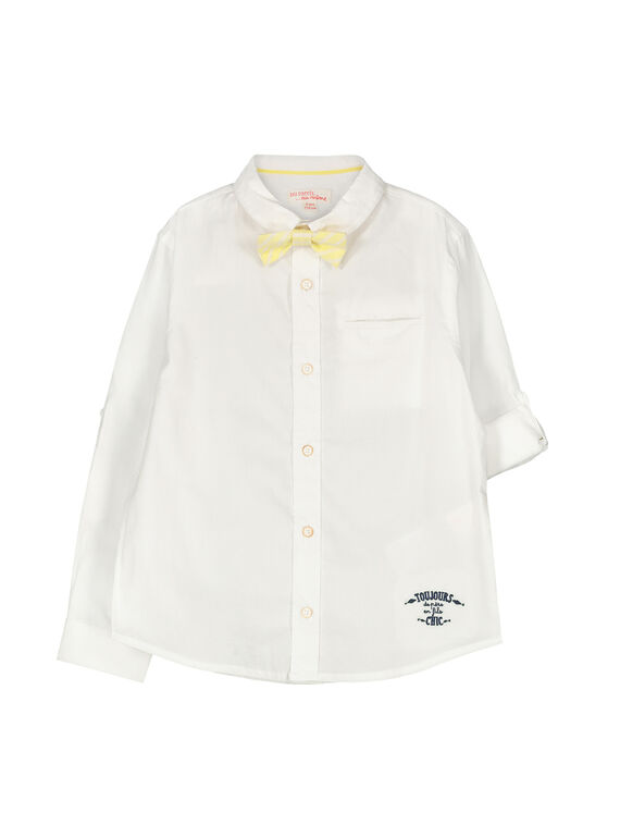 Camisa con pajarita para niño FOPOCHEM1 / 19S902C1CHM000