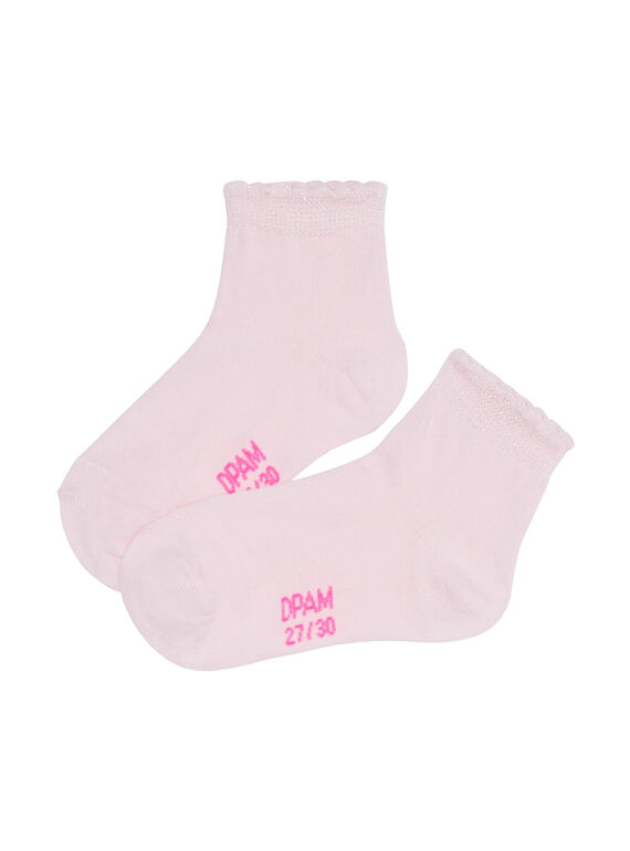 Calcetines de color rosa JYAJOSCHO1B / 20SI015GSOQ307