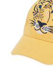 Gorra amarilla con estampado de tigre para niño NYOJOCAP2 / 22SI02C4CHAB107