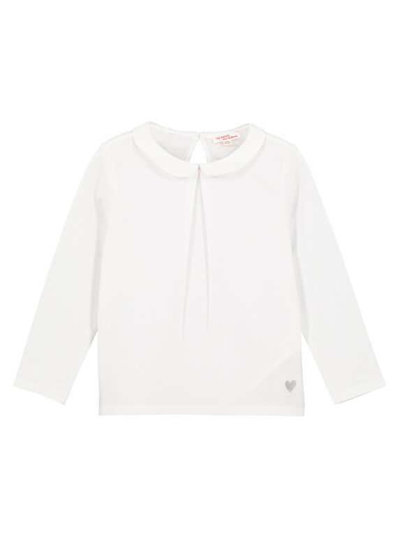 Camisita básica Blanco Du Pareil Au Meme GAESBRA4 / 19W901U2D3A000
