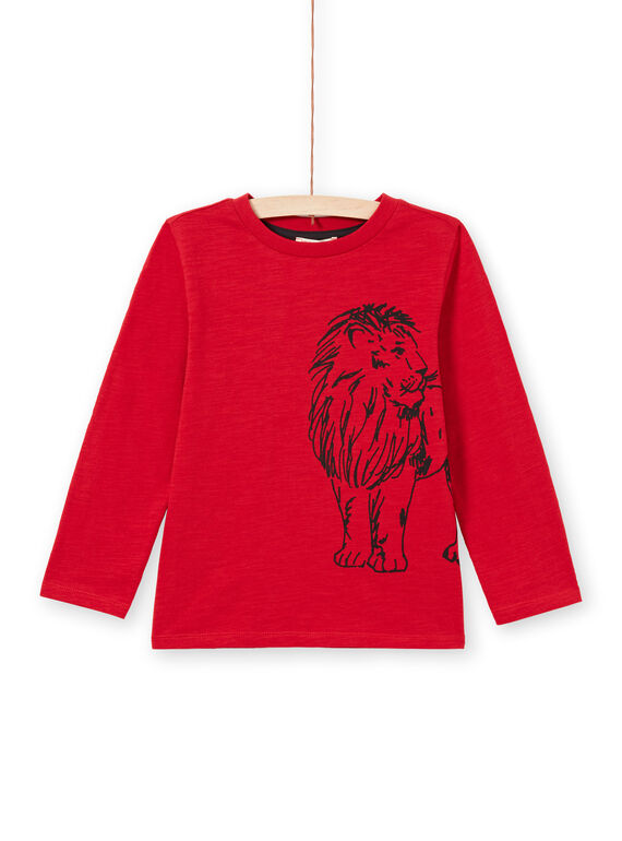 Camiseta roja para niño MOJOTEE7 / 21W902N2TML505