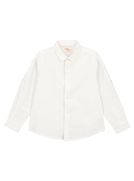 Camisa Blanco de tela Oxford GOESCHEM2 / 19W902U1D4G000