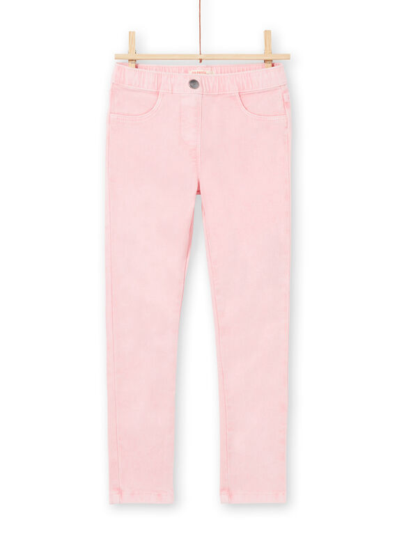 Jeggings de color rosa para niña MAJOJEG3 / 21W90112PAN309