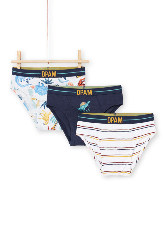 Pack de 3 slips a juego para niño MEGOSLIDINO / 21WH12B1D5L705