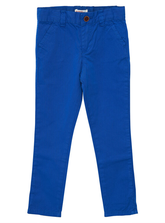 Pantalón chino de color cobalto para niño JOJOPACHI5 / 20S90241D2B703