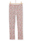 Pantalón de muletón con estampado floral PARHUPANT / 22W901Q1PAN303
