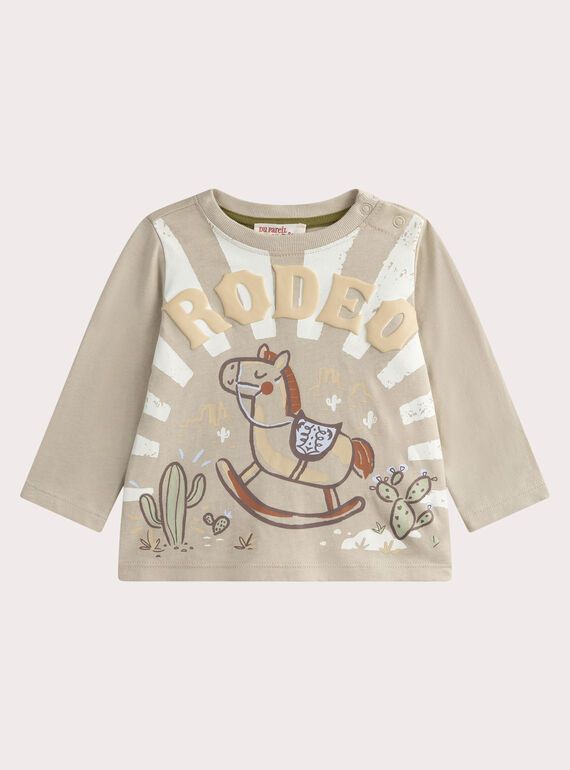 Camiseta beige bebé niño WULANTEE2 / 25SG1045TML811