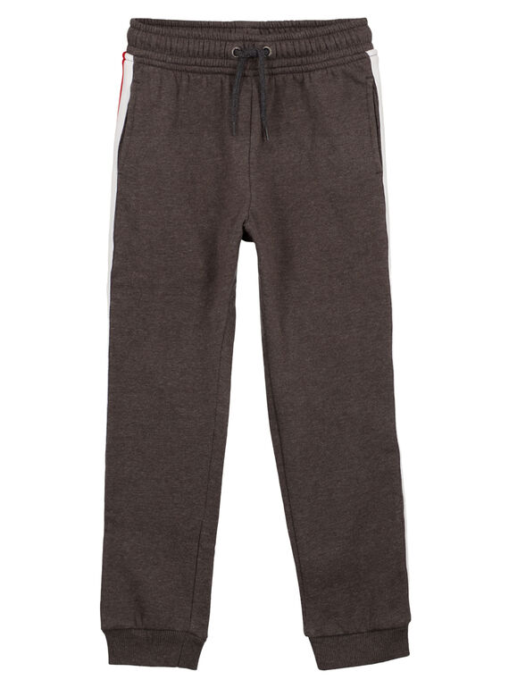 Pantalón de chándal Gris antracita jaspeado GOJOJOB2 / 19W90235D2A944
