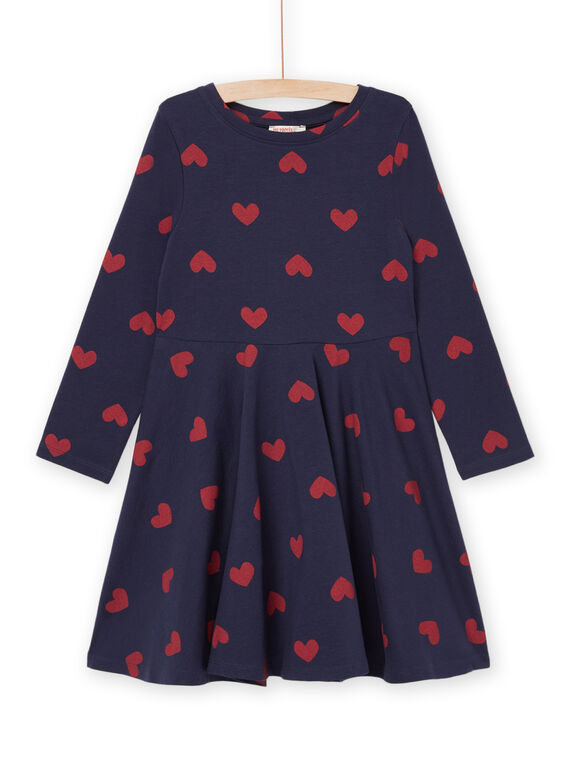 Vestido con estampado de corazones RAJOROB1 / 23S90182ROB070