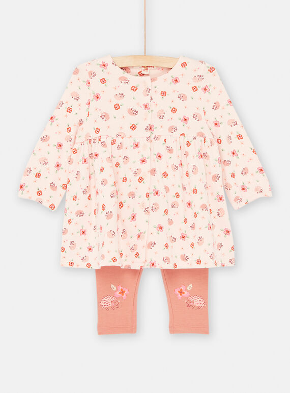 Conjunto rosa para bebé niña SIVERENS / 23WG09J1ENSD310