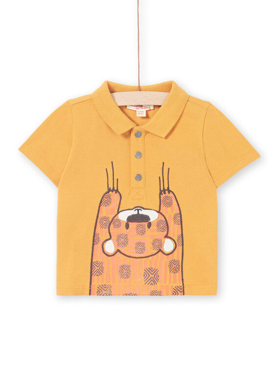 Polo mostaza para bebé niño LUTERPOL / 21SG10V1POLB106