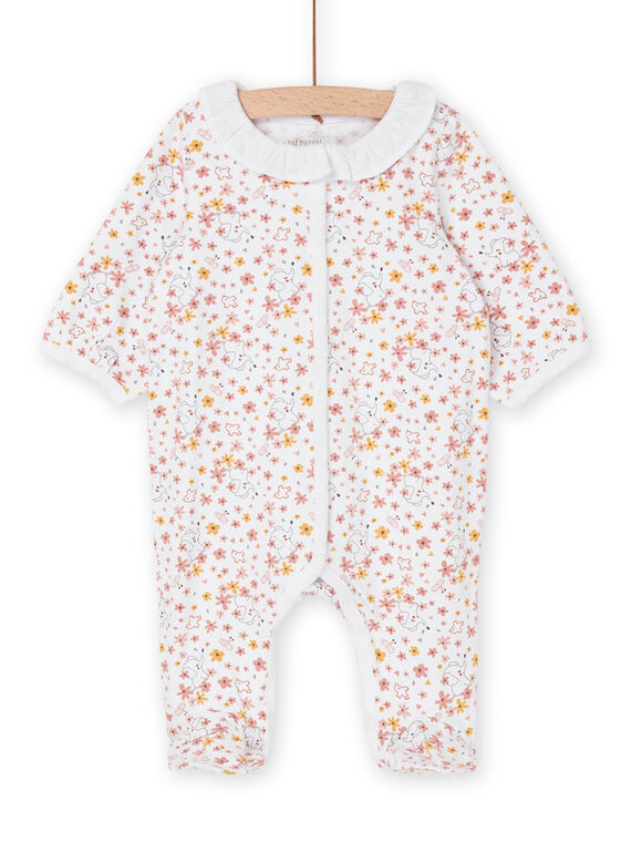Pelele blanco con estampado de fantasía ROU2GRE3 / 23SF03I1GRE000
