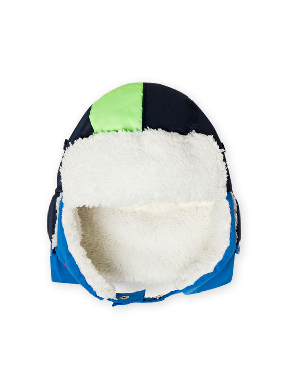 Chapka forrado de color azul con estampado de dinosaurios para niño MYOSKICHA / 21WI02R1BONC243