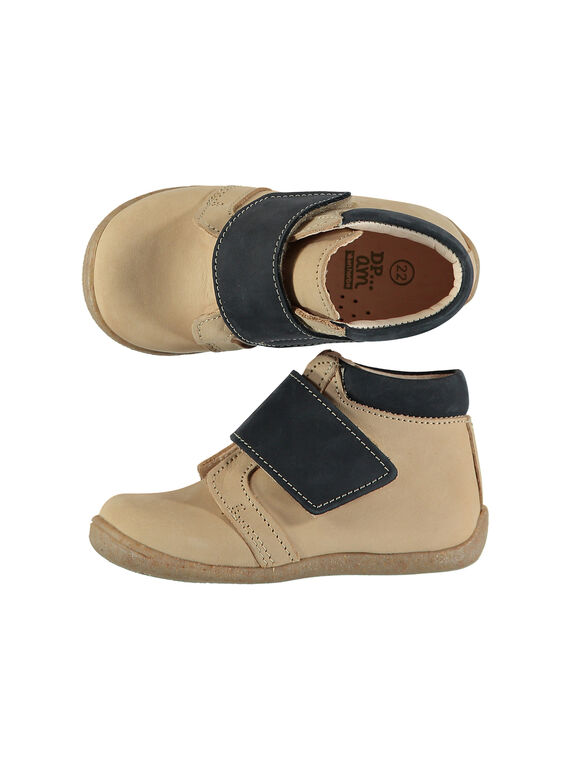 Botines de piel para bebé niño FBGBOTHER / 19SK3841D0F080