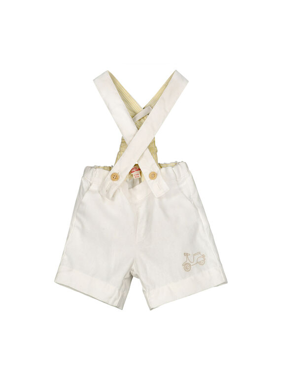 Bermudas con tirantes para bebé niño FUPOBER / 19SG10C1BER000
