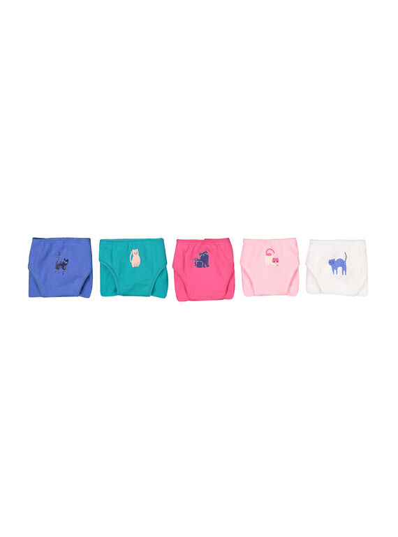 Pack de braguitas para niña FEFALOTSEM2 / 19SH1156SLID301