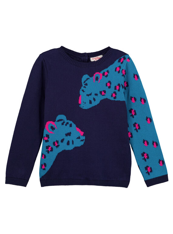 Jersey de jacquard con estampado de leopardo GAMUPULL / 19W901F1PUL070