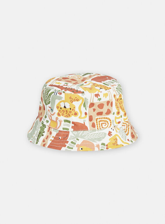 Gorro bucket reversible crudo para niño TYUJA1BOB2 / 24SI10E4CHA001