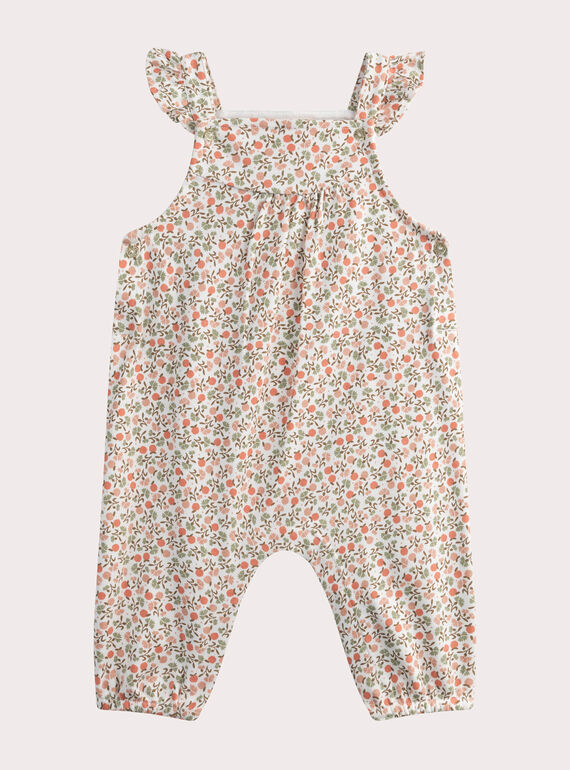Peto estampado de flores para bebé niña WILANCOMB / 25SG0944CBLA001