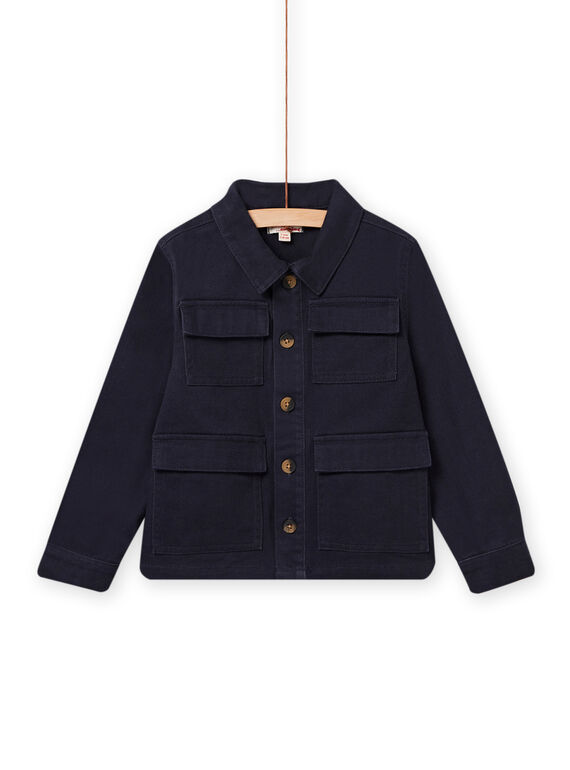 Chaqueta sahariana azul noche para niño NOSOVES / 22S902Q1VES705