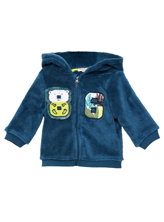 Cárdigan con capucha de tacto suave para bebé niño JUCLOGIL / 20SG1011GIL716