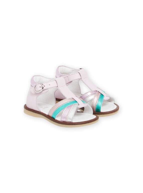 Sandalias rosas para bebé niña NISANDCALIE / 22KK3744D0E030