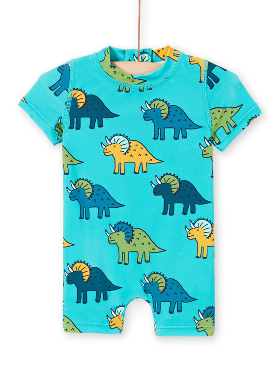 Mono de baño de color turquesa para bebé niño LYUCOMUVEX2 / 21SI10DJMAIC215