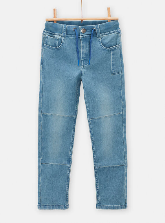 Vaquero azul denim para niño TODEJEAN / 24S902J1JEAP269