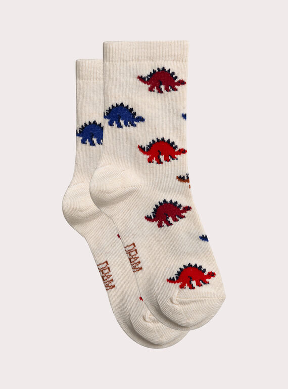 Calcetines con motivos de dinosaurio para niño XYOJOCHO4 / 25WI02E5SOQA002