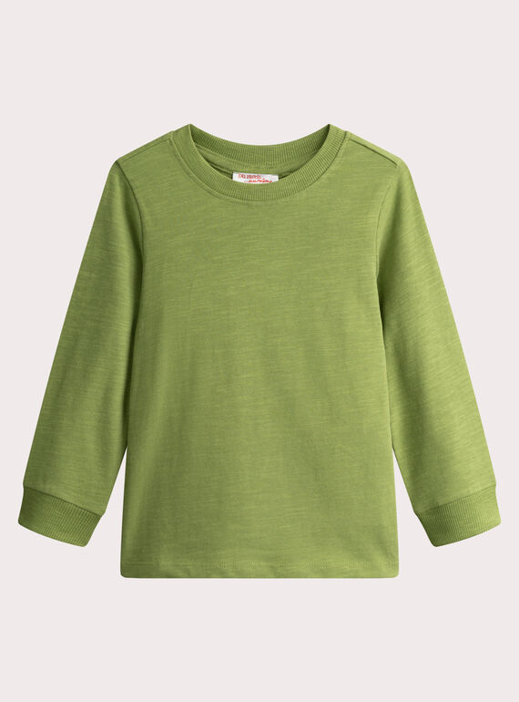 Camiseta verde para niño  VOJOTIRIB1 / 24W902I7TML617
